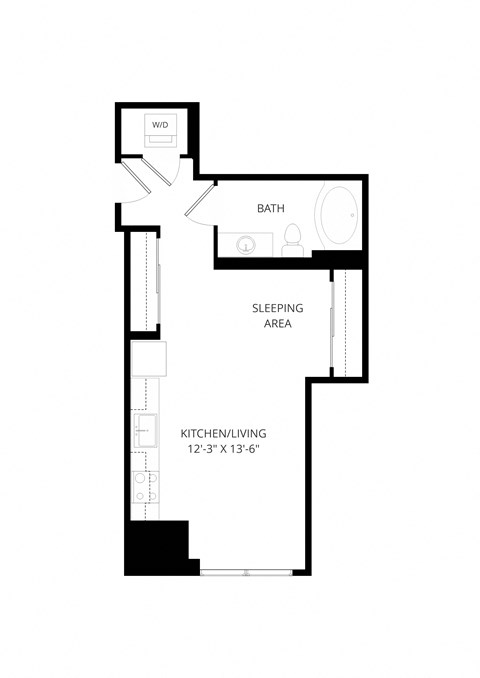 a floor plan of a house with a loft